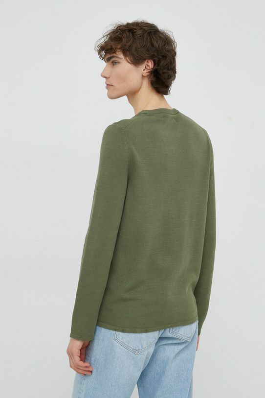 Odzież Marc O'Polo sweter bawełniany M21502360026 zielony