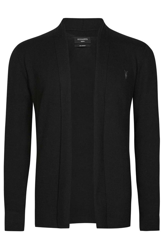 AllSaints kardigan wełniany MODE MERINO OPEN CAR MK002D
