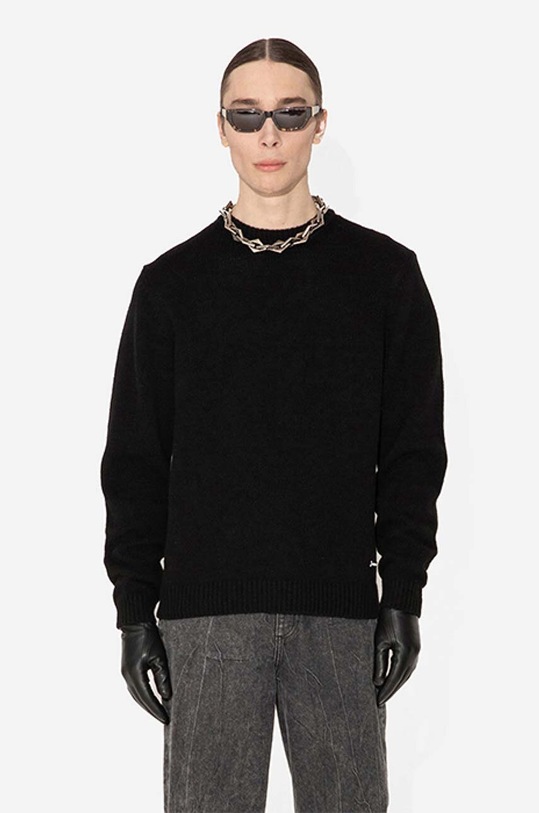Han Kjøbenhavn Crewneck Knit Cashmere medium thickness black M.131177