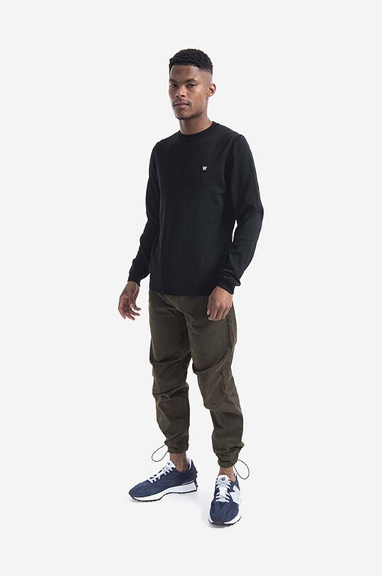 Wood Wood wool jumper Kip 10005507.4142 black AA00