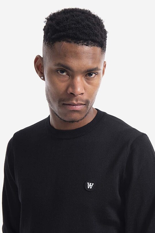 Wood Wood wool jumper Kip black 10005507.4142