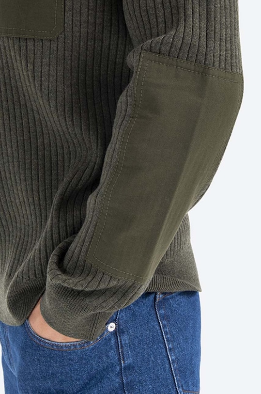 A.P.C. wool jumper WVBAK.H23052 green