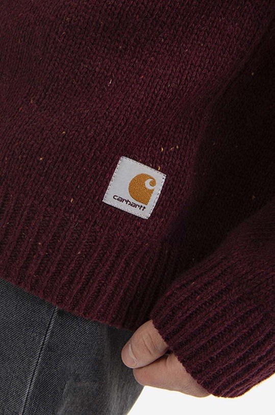 Carhartt WIP sweter wełniany czerwony I010977
