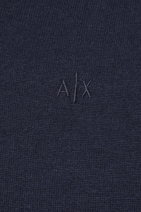 Armani Exchange sweter z domieszką kaszmiru 8NZM4B.ZM1HZ.NOS granatowy