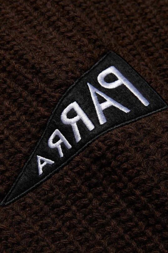 by Parra wool jumper 48430.CAMEL brown