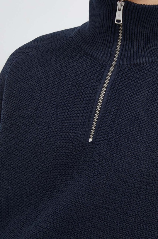Βαμβακερό πουλόβερ Marc O'Polo M29502260392 σκούρο μπλε