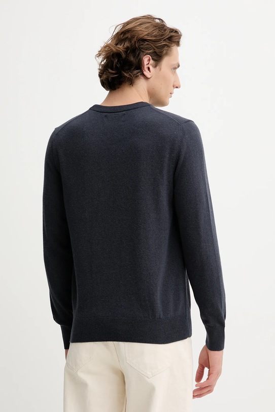 Odzież Marc O'Polo sweter z domieszką wełny M29514460504 granatowy