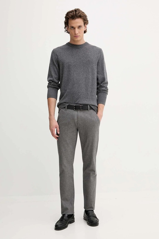Свитер с примесью шерсти Marc O'Polo M29514460504 серый AW25