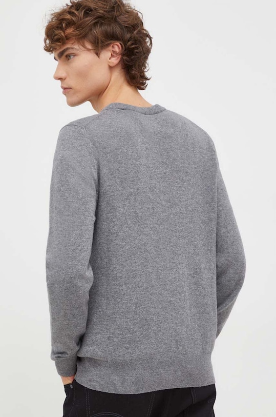 Oblečení Svetr z vlněné směsi Marc O'Polo M29514460504 šedá