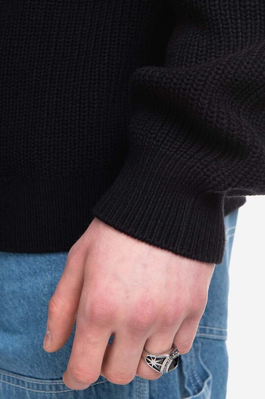 Sveter A-COLD-WALL* Patch Pocket Knit ACWMK094 BLACK ACWMK094