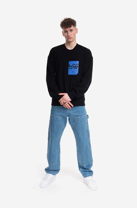 Sveter A-COLD-WALL* Patch Pocket Knit ACWMK094 BLACK ACWMK094