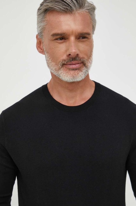 United Colors of Benetton sweter czarny 10CVU1N60.100..