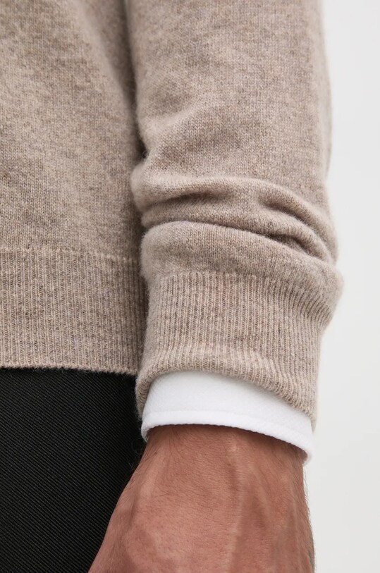 Вовняний светр United Colors of Benetton 1002U4407.100.. бежевий