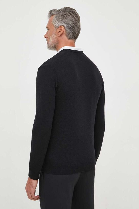 Odzież United Colors of Benetton sweter wełniany 1002U4407.100.. czarny