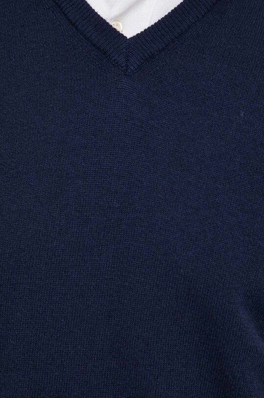 Вовняний светр United Colors of Benetton 1002U4407.016. темно-синій