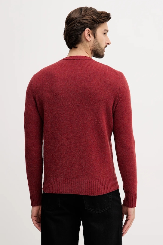 Oblečení Vlněný svetr United Colors of Benetton 103MK1N24.507. burgundské