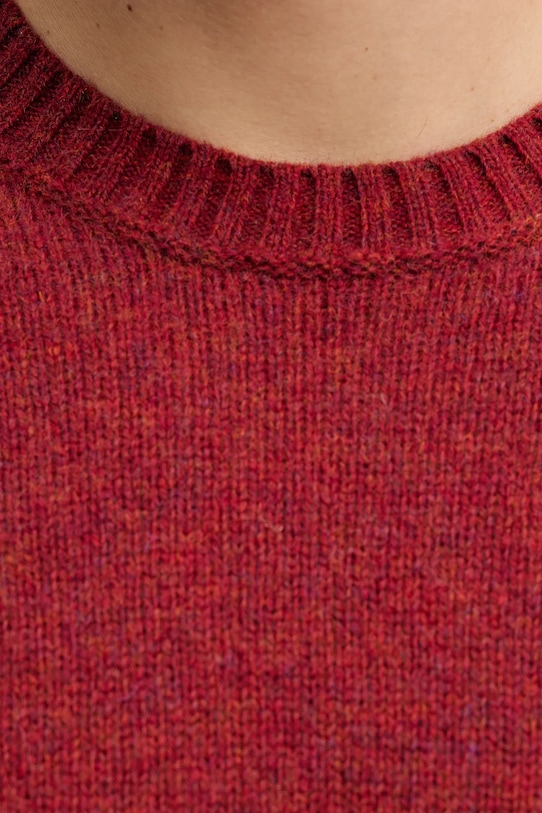 Vlněný svetr United Colors of Benetton 103MK1N24.507. burgundské