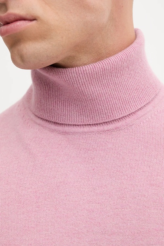 United Colors of Benetton sweter wełniany 1002U2180 różowy