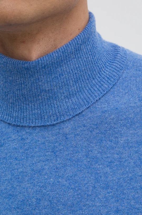 Vlnený sveter United Colors of Benetton modrá 1002U2180
