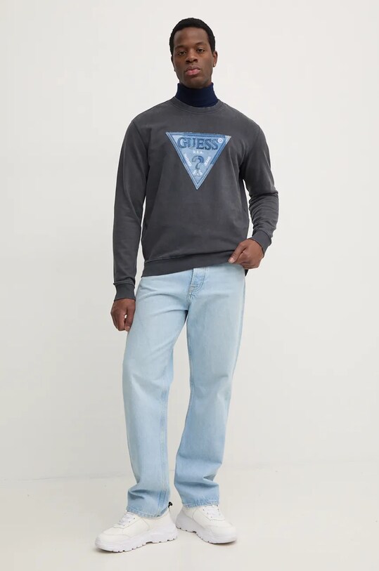 Vlnený sveter United Colors of Benetton 1002U2180 tmavomodrá AA00