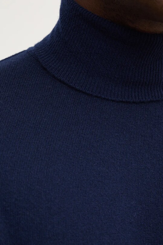 Vlnený sveter United Colors of Benetton 1002U2180 tmavomodrá