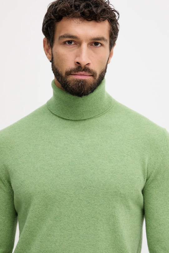 Vlněný svetr United Colors of Benetton zelená 1002U2180