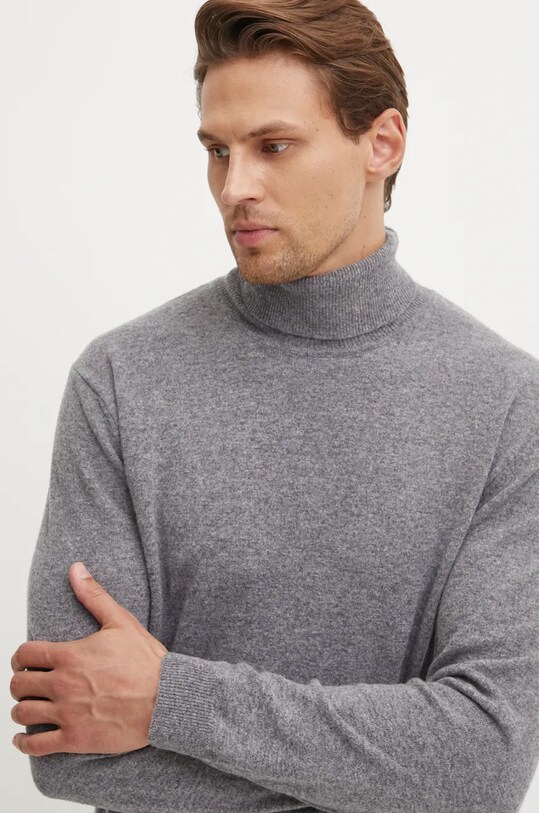 Вовняний светр United Colors of Benetton сірий 1002U2180