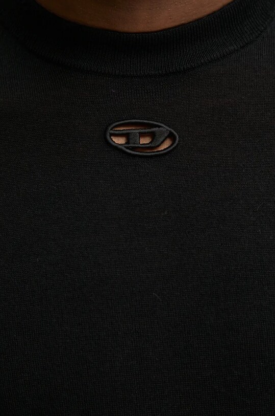Diesel pulover de lana K-GARTH A12444.0CHAU negru
