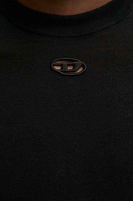 Diesel pulover de lana K-GARTH A12444.0CHAU negru