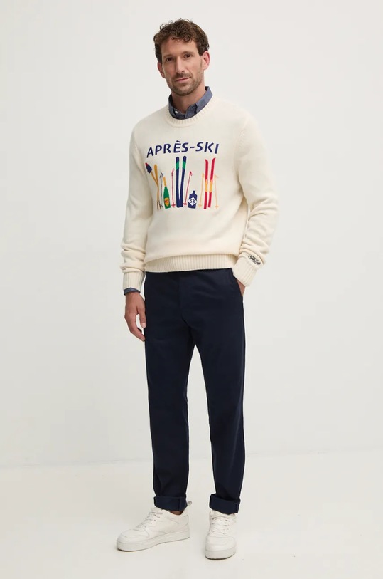 MC2 Saint Barth maglione in lana BOMD005 beige AA00