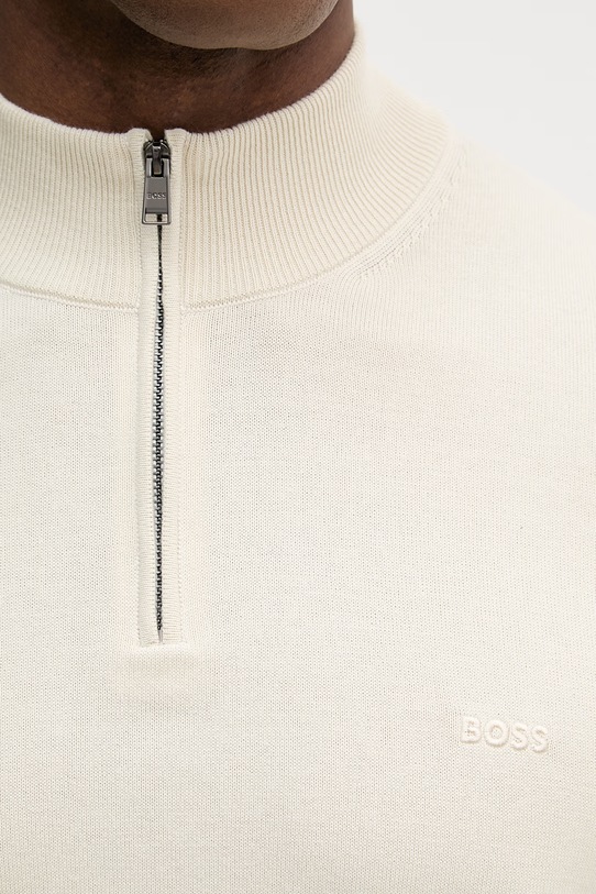 BOSS maglione in cotone Padro-L 50516914 beige