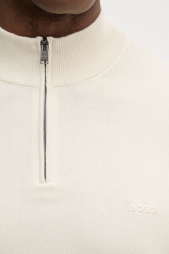 BOSS maglione in cotone Padro-L 50516914 beige