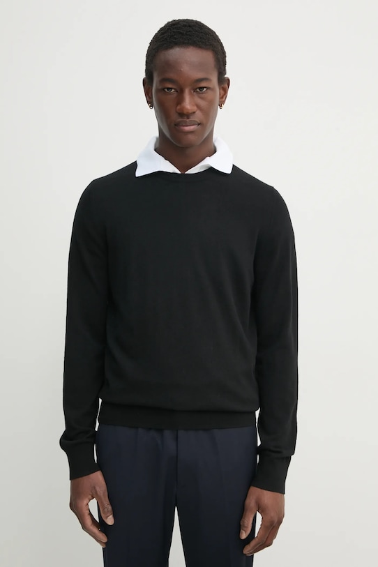 Вовняний светр Filippa K тонкий чорний 28928.FK