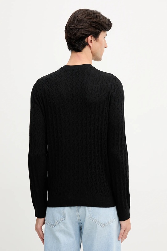 Odzież Armani Exchange sweter z dodatkiem wełny XM000878.AF11982.NOS czarny