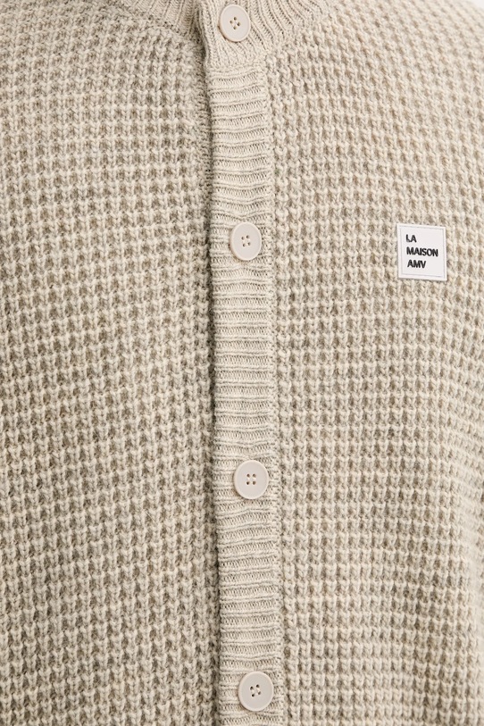 American Vintage kamizelka z dodatkiem wełny MCRA19B beżowy