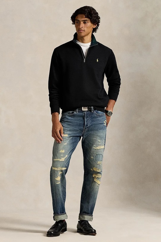 Odzież Polo Ralph Lauren bluza 710981468001 czarny