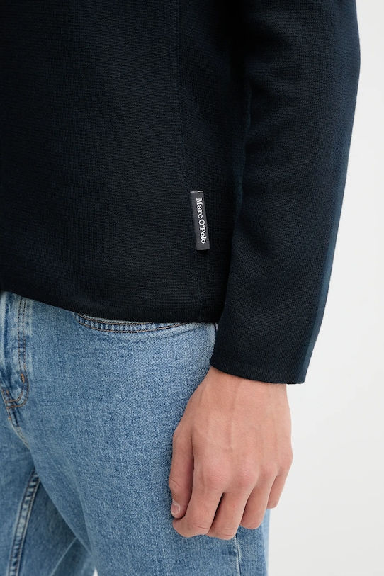 Бавовняний светр Marc O'Polo M20501661002 темно-синій