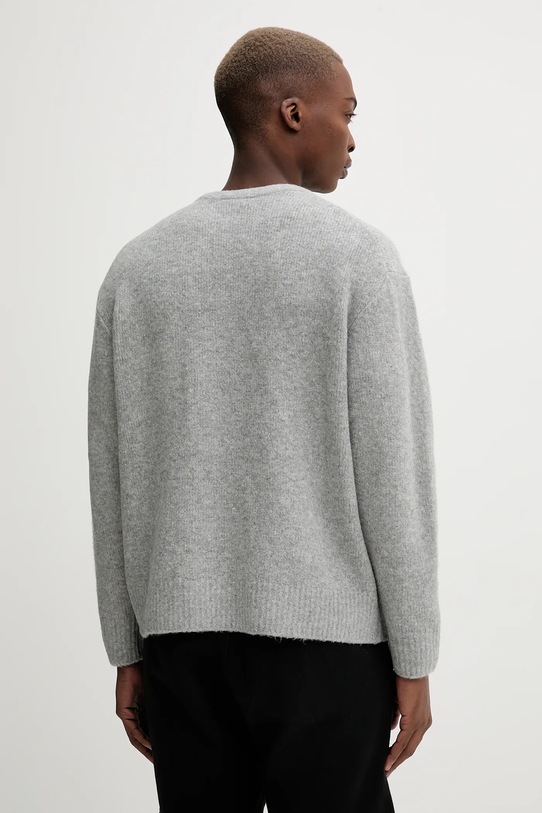 Odzież New Era sweter z domieszką wełny 60684380 szary