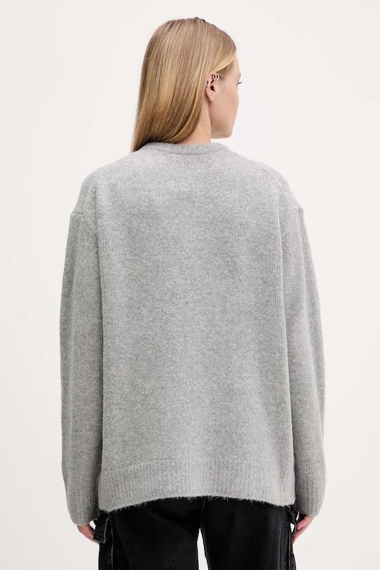 Светр з домішкою вовни New Era 60684380 сірий