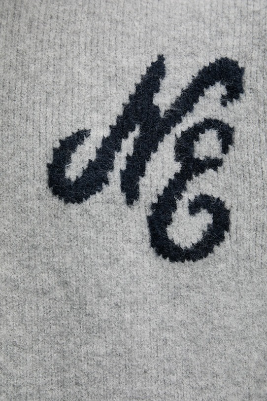 New Era sweter z domieszką wełny 60684380 szary