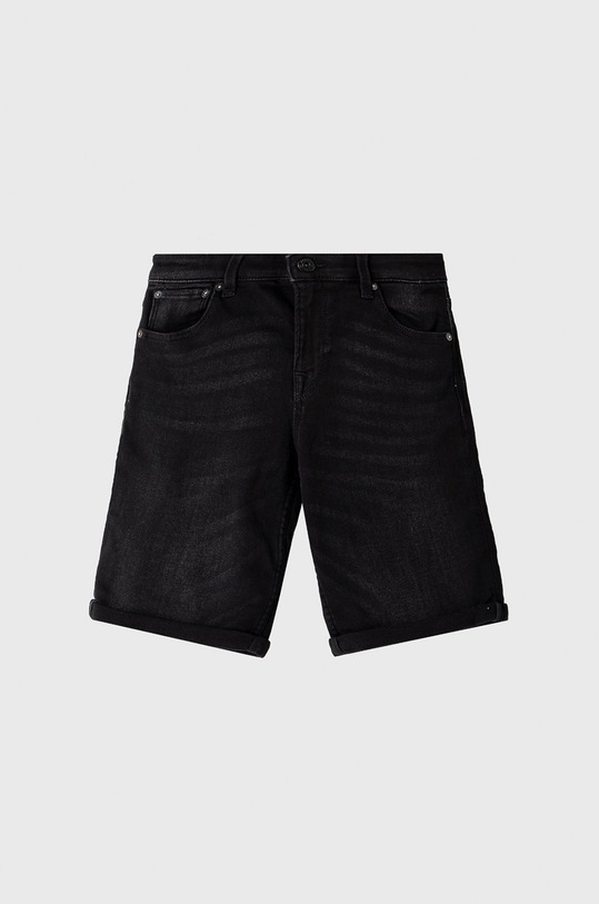 Dětské riflové kraťasy Jack & Jones riflovina šedá 12167643