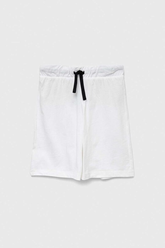 Детские хлопковые шорты United Colors of Benetton casual белый 3BL0C901H.G.NOS