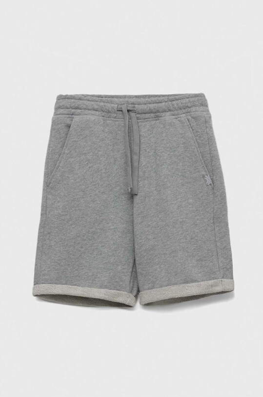 Дитячі бавовняні шорти United Colors of Benetton casual сірий 3J68C901G.G.NOS
