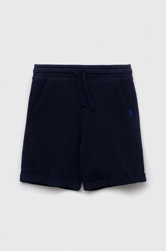 Дитячі бавовняні шорти United Colors of Benetton casual темно-синій 3J68C901G.G.NOS