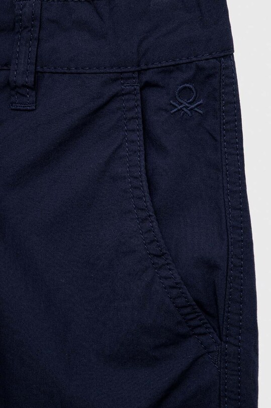 Băieți United Colors of Benetton pantaloni scurți din bumbac pentru copii 4AC7C900Z.G.NOS bleumarin