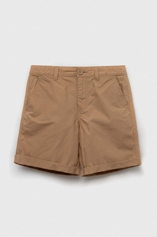 Dětské bavlněné šortky United Colors of Benetton látka béžová 4AC7C900Z.G.NOS