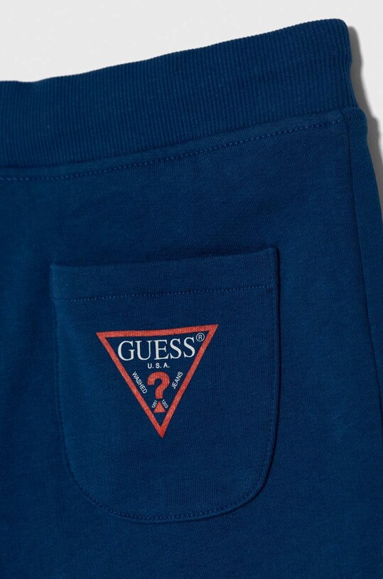 Chłopiec Guess szorty bawełniane dziecięce L93Q25.KAUG0.PPYH niebieski