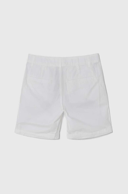 United Colors of Benetton pantaloni scurți din bumbac pentru copii 4AC7C900Z.G.Continuativ alb AA00