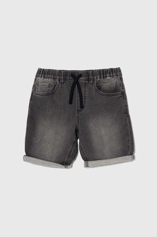 United Colors of Benetton pantaloni scurti din denim pentru copii casual gri 49BPC9015.G.Continuativ