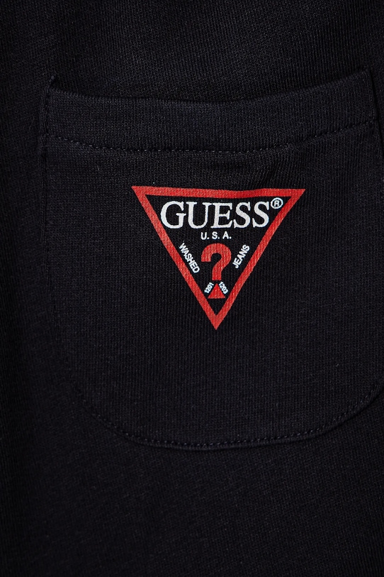 Chłopiec Guess szorty bawełniane dziecięce L93Q25.KAUG0.PPYA granatowy
